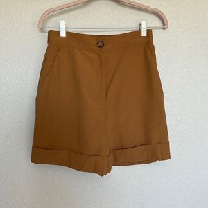 Tailored High waisted  shorts Zara small